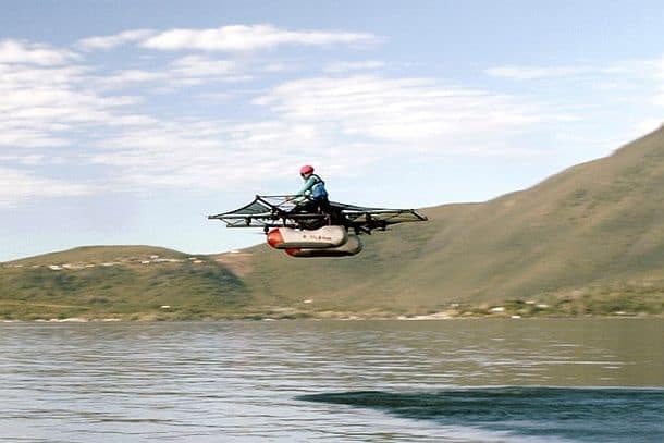Гигантский мультикоптер для озер Kitty Hawk Flyer