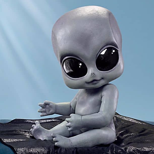 Коллекционная кукла в виде младенца-инопланетянина Greyson