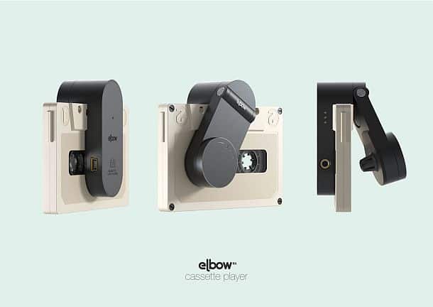 Мини-магнитофон для проигрывания пленочных кассет Elbow