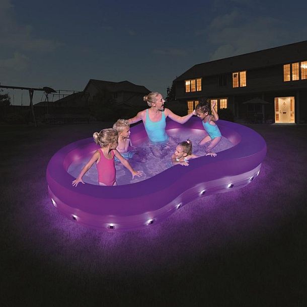 Надувной бассейн с подсветкой H2OGO! ColorWave