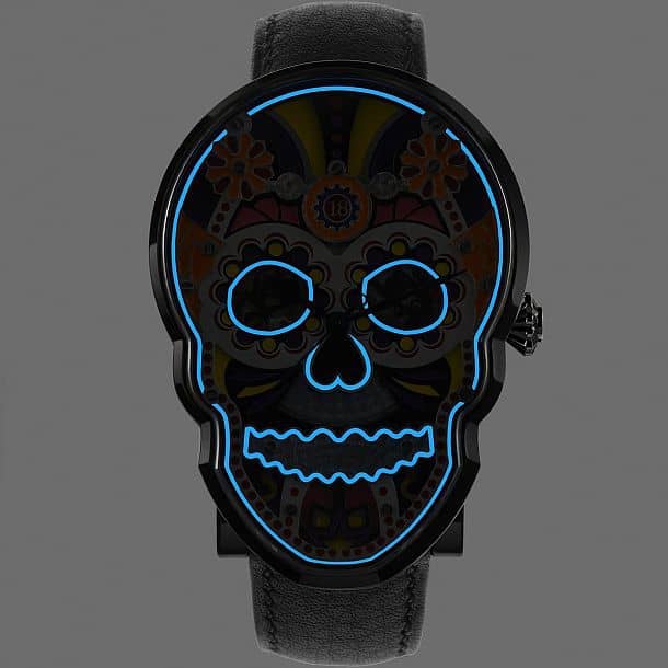 Наручные часы в виде черепа Celebration Skull Black