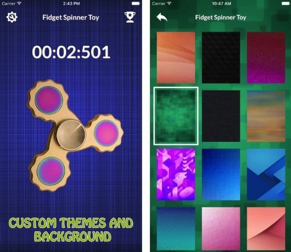 Fidget Spinner - виртуальный спиннер для iPhone