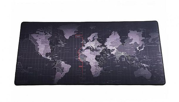 Гигантский коврик для компьютерной мыши в виде карты мира2 