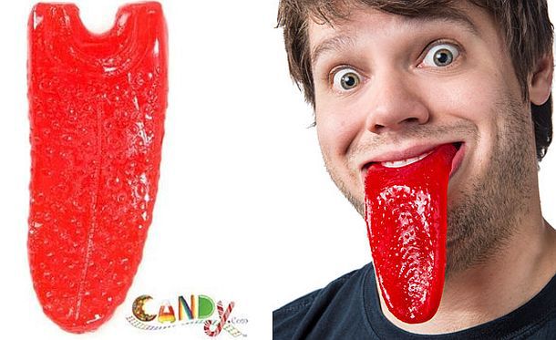 Желейная конфета в виде гигантского языка Gummy Tongue