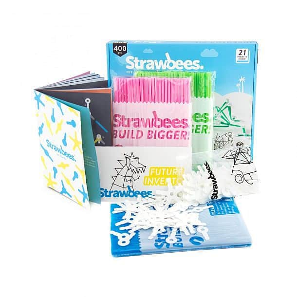 Конструктор Strawbees для создания объектов из «соломинок»