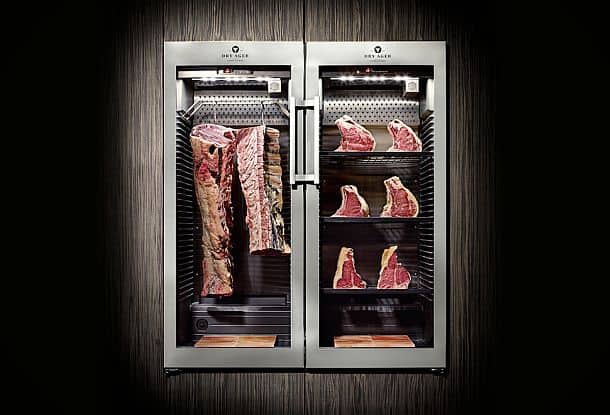 Мини-холодильник для приготовления говядины cухой выдержки