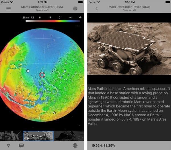 Mars Information - виртуальный 3D-атлас Марса