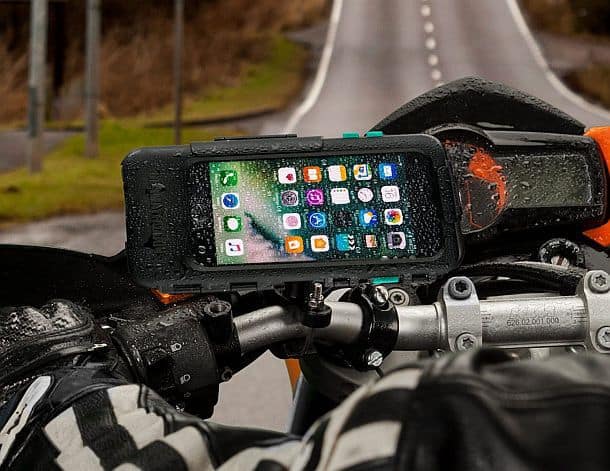 Водоупорный чехол для айфонов с креплением на руль мотоцикла Ultimateaddons