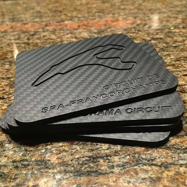Комплект костеров из углеродистого волокна Race Track