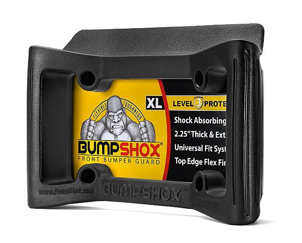 Насадка на номерной знак автомобиля для защиты переднего бампера BumpShox XL