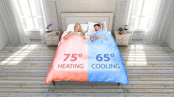 Самозастилающееся одеяло с функцией терморегуляции Smartduvet Breeze