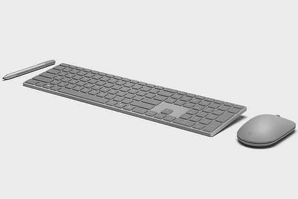Современная клавиатура от Microsoft со встроенным сканером отпечатка пальца