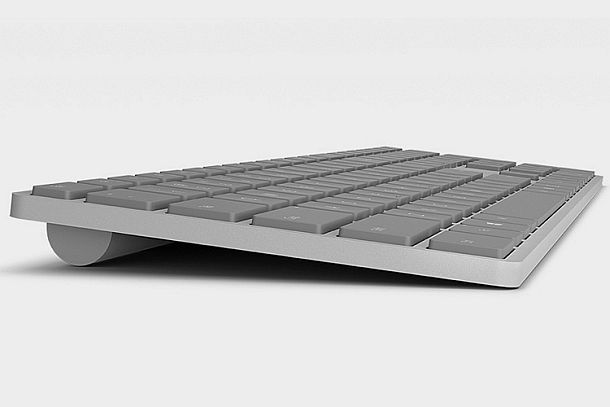 Современная клавиатура от Microsoft со встроенным сканером отпечатка пальца