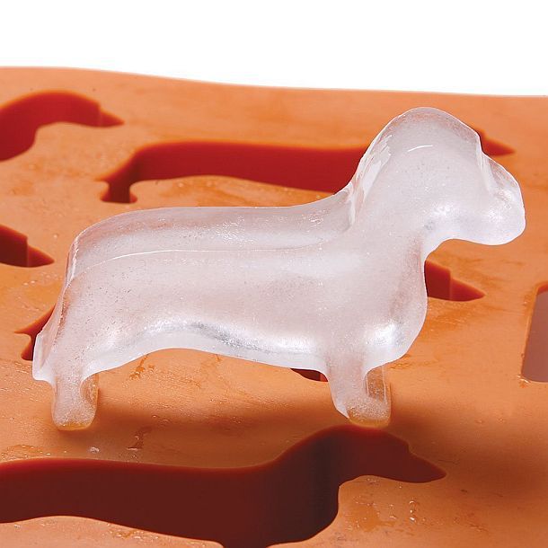 Силиконовые формочки для льда в форме собачек