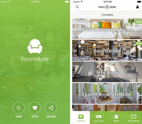 Roomstyler - приложение для подбора интерьеров