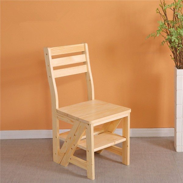 Деревянный стул-трансформер 2 в 1 