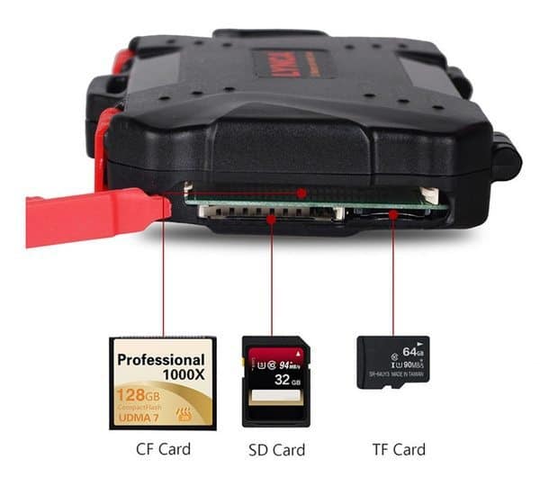 Кейс для карт памяти со встроенным кардридером Lynca