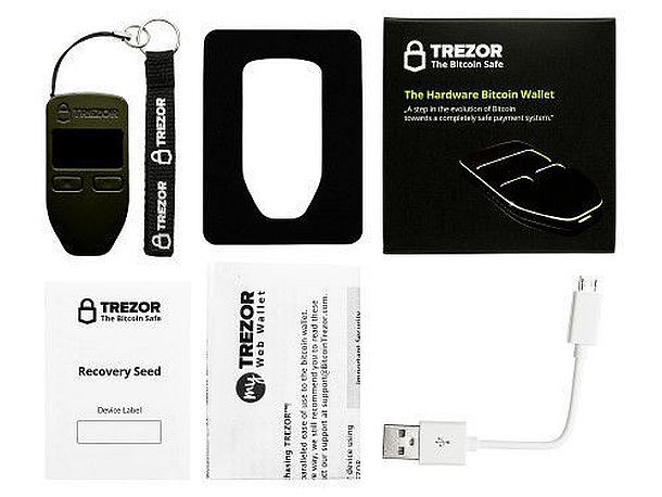 Безопасный кошелек для хранения и операций с биткоинами Trezor