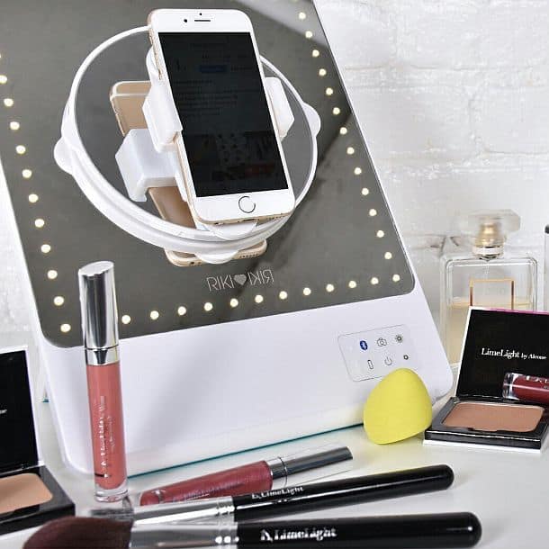Зеркало для макияжа и селфи с профессиональной подсветкой Riki Skinny