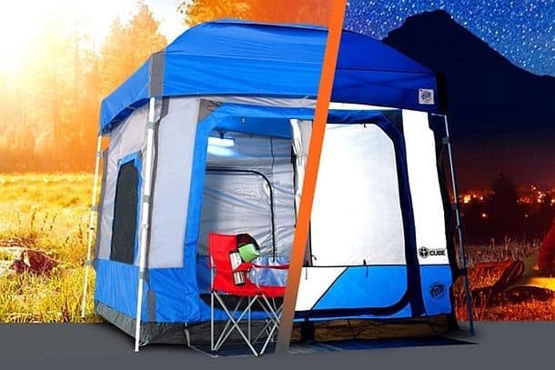 Огромная палатка E-Z Up Camping Cube