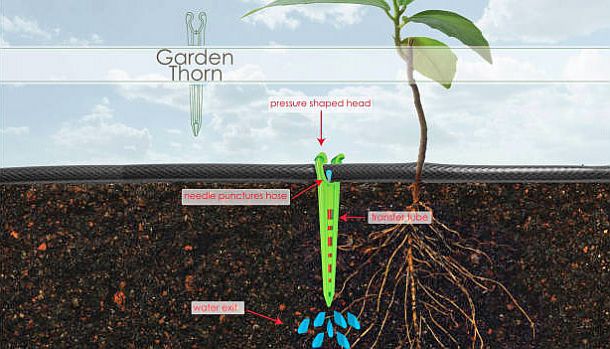 Садовые стержни для увлажнения почвы Garden Thorns