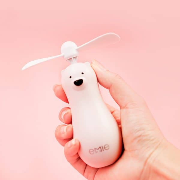 Вентилятор и блендер с ручкой в виде полярного мишки