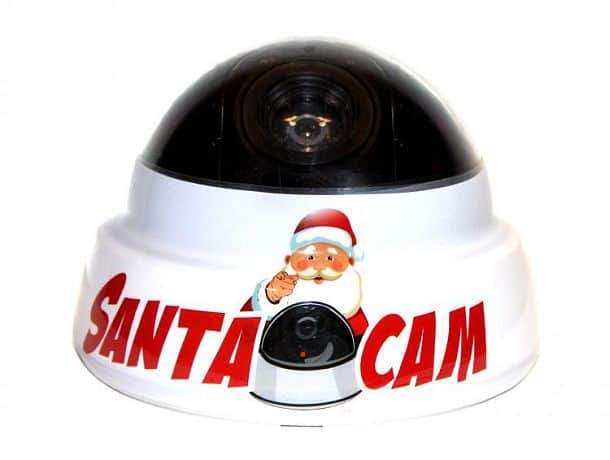 Муляж видеокамеры с изображением Санта Клауса для воспитания детей Santa Cam