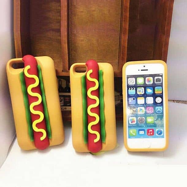 Чехол для смартфона в виде хот-дога