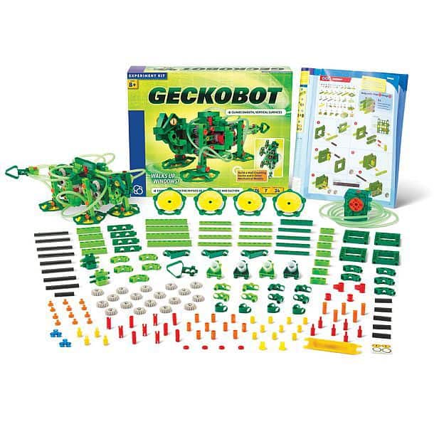 Робот, умеющий карабкаться по стенам Geckobot
