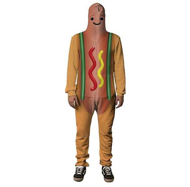 Эпатажный костюм танцующего хот-дога