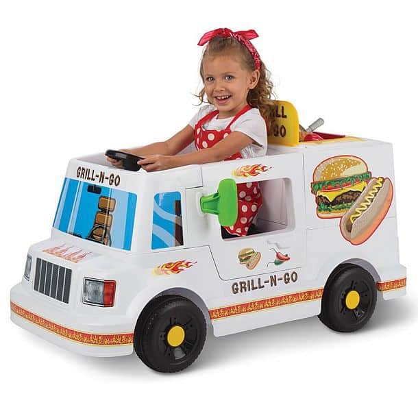 Детский портативный грузовичок для гриля
