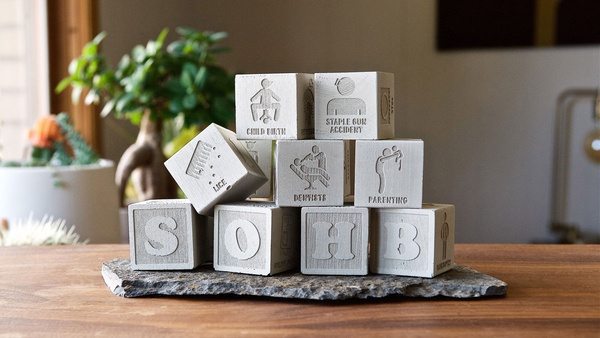 Алфавитные кубики для взрослых