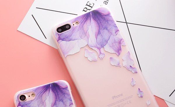 Чехлы для iPhone с украшением в виде цветов