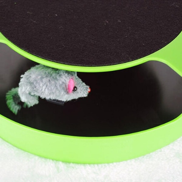 Игрушечная мышка-когтеточка для кошачьих забав