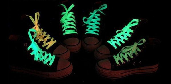 Люминесцентные шнурки для кроссовок и кед