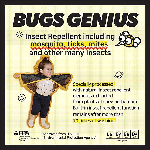 Антимоскитная накидка для детей Bugs Genius
