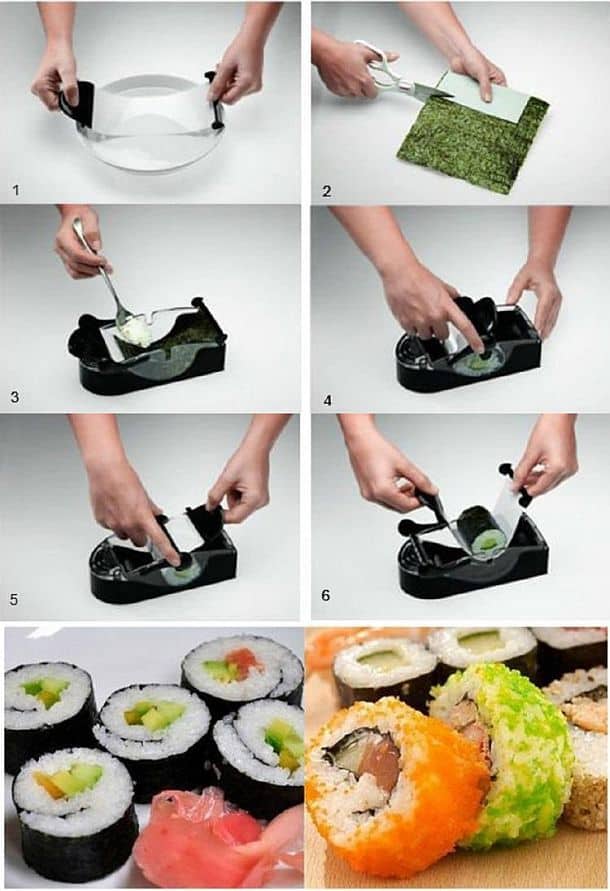 Приспособление для сворачивания суши-роллов и не только Leifheit Easy Sushi Roller