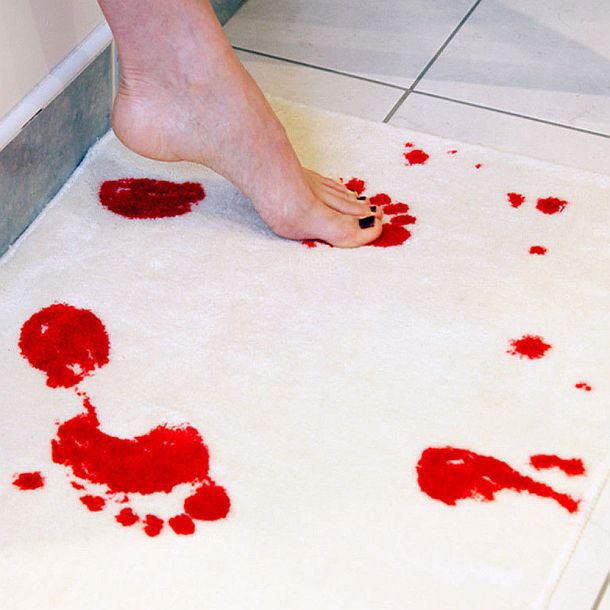 Коврик для ванной комнаты с эффектом цветотрансформации Bloodbath 