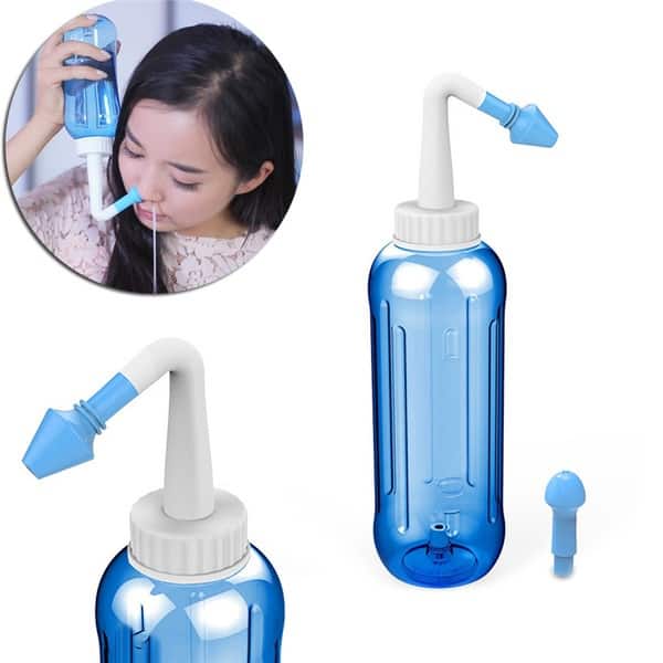 Бутылка с анатомической насадкой для промывания носа