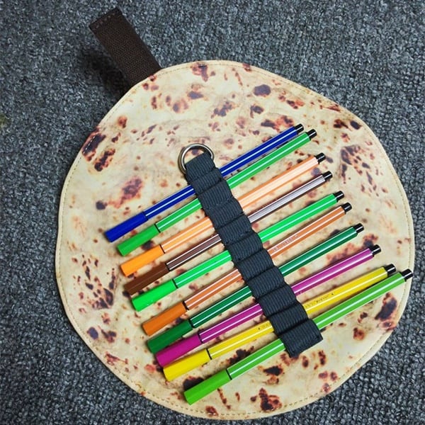 Чехол для кистей, карандашей и ручек в виде блина