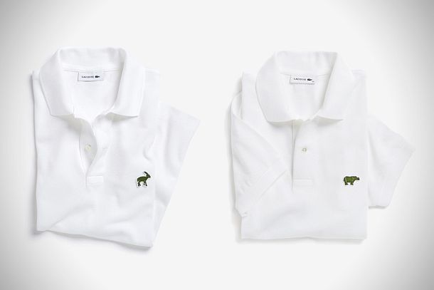 Лимитированная коллекция рубашек-поло Lacoste «Спасите наши виды» 