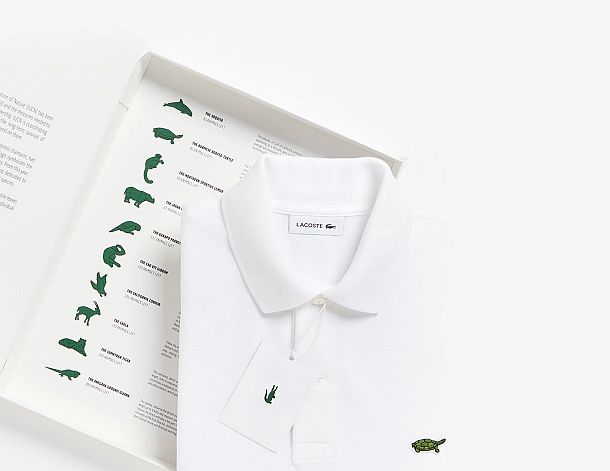 Лимитированная коллекция рубашек-поло Lacoste «Спасите наши виды» 