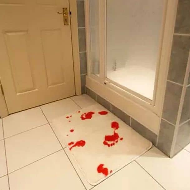 Коврик для ванной комнаты с эффектом цветотрансформации Bloodbath 