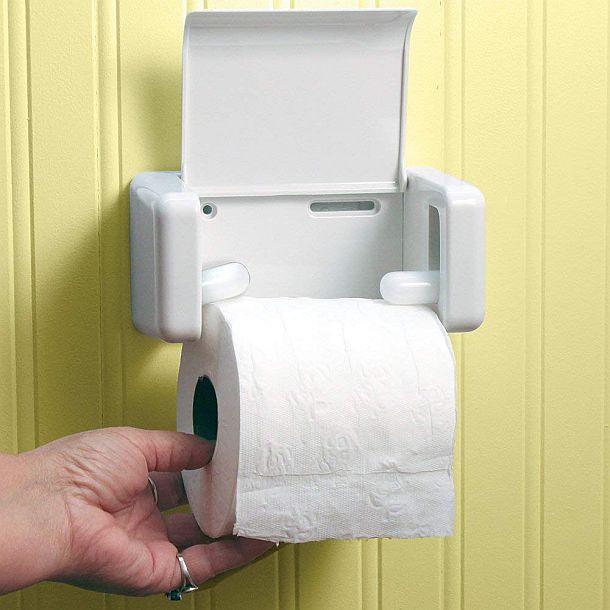 Пружинный держатель рулонов туалетной бумаги EZ-Load