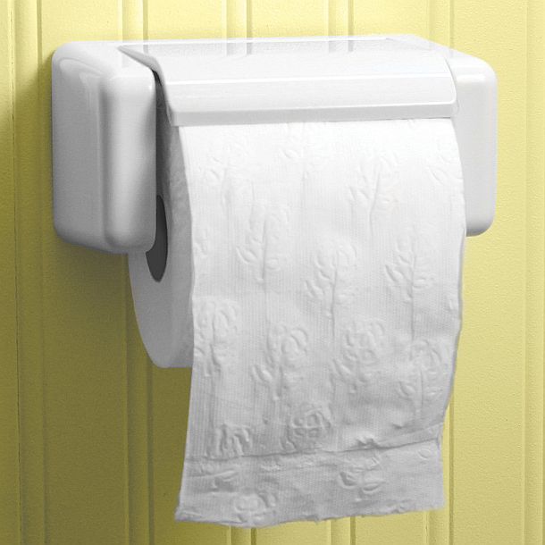 Пружинный держатель рулонов туалетной бумаги EZ-Load