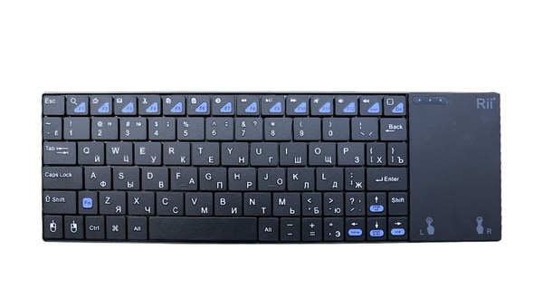 Клавиатура со встроенным тачпадом Rii i12plus