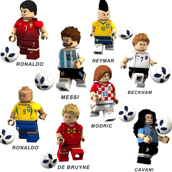 Звёзды мирового футбола в стиле Lego
