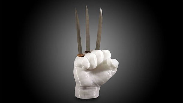 Комплект ножей для стейка с подставкой в виде кулака Steak Knife Holder