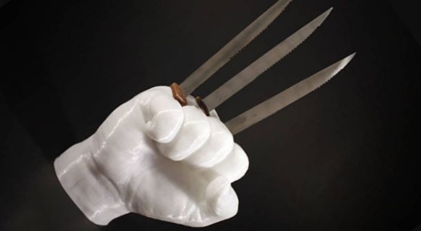 Комплект ножей для стейка с подставкой в виде кулака Steak Knife Holder