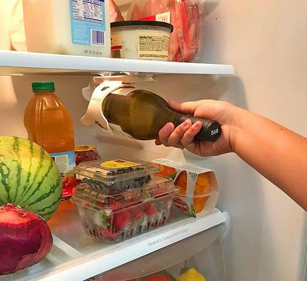 Приспособление для хранения винных бутылок в холодильнике Bevstow